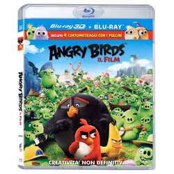 Sony Pictures Angry Birds: Il Film, Film animato/cartone animato, Blu-ray, Inglese, ITA, 2D+3D, 16:9, 97 min