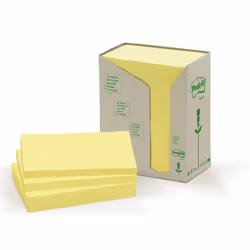 Post-It 655-1T, Giallo, 100 fogli, 127 mm, 76 mm, 16 pz