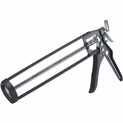 pistola ossatura robusta con asta esagonale, rinforzato ad anello e la fine gancio. Prende 310ml standard e cartucce da 400ml ...