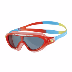 Speedo Biofuse Rift, Unisex, Taglia unica, Rosso, Silicone, Grigio, Policarbonato