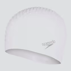 Speedo 8139540003ONESZ, Bianco, Berretto, Unisex, Adulto, Nuoto, Silicone