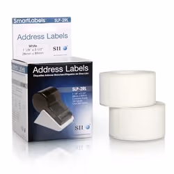 Seiko Instruments SLP-2RL, Bianco, Etichetta per stampante autoadesiva, 8,9 cm, 2,8 cm, 260 pz, 130 pz