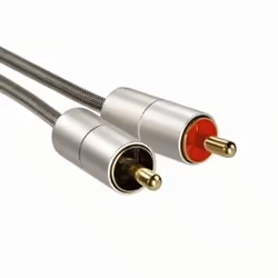 Hama Cavo jack 3,5 mm M/2 x RCA M, 2 metri, high quality, Aluline