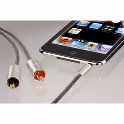 Hama Cavo jack 3,5 mm M/2 x RCA M, 2 metri, high quality, Aluline