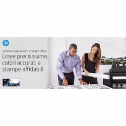 HP Cartuccia inchiostro nero opaco DesignJet 727, 300 ml - Vista aggiuntiva 5