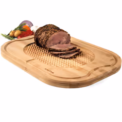 Elegante e funzionale, questo fantastico tagliere per carni salter ha una superficie intagliata grazie alla quale il pezzo di ...