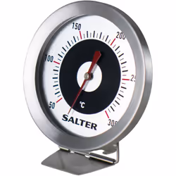 Nessun rischio di bruciare i cibi con il termometro da forno Salter, con temperature tra 50 °C e 300 °C. Contribuisce a mante ...
