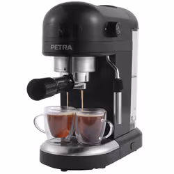 Petra PT5240BVDE, Macchina per espresso, 1,4 L, Caffè macinato, 1465 W, Nero