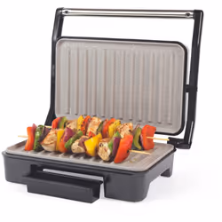Griglia deliziosi pasti con la Salter Marblestone Health Grill! Il panini maker antiaderente è perfetto per grigliare panini, ...