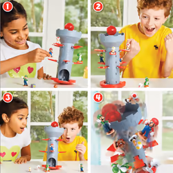 EPOCH Games Super Mario Blowup Shaky Tower - Vista aggiuntiva 4