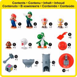 EPOCH Games Super Mario Blowup Shaky Tower - Vista aggiuntiva 8