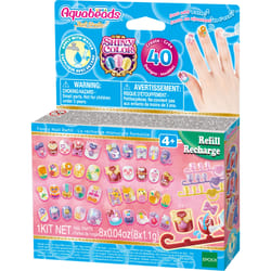 Aquabeads 35007 unghia finta Unghie per dita della mano Multicolore Monocromatico 40 pz Scatola