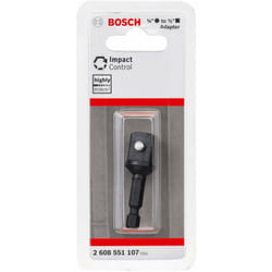 Professional 1x Adattatore Impact Control per Bussola (1/4' hex a 1/2' Quadrato, Lunghezza 50 mm, Accessori Trapani) - Bosch