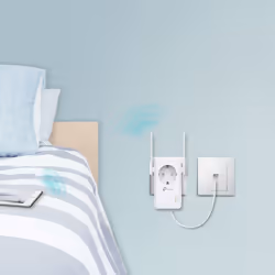 TP-Link TL-WA860RE adattatore di rete PowerLine 300 Mbit/s Collegamento ethernet LAN Wi-Fi Bianco 1 pz - Vista aggiuntiva 6