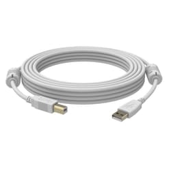 Vision 5m USB 2.0 cavo USB USB A USB B Bianco