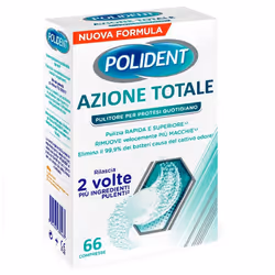 Polident Azione Totale Pulitore per Protesi 66 Compresse