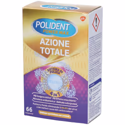 Polident Azione Totale Pulitore per Protesi 66 Compresse