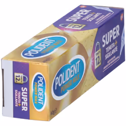 Polident Super Sigillante, Adesivo per Protesi Dentale 40 g Crema