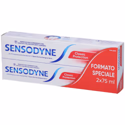 Sensodyne Classic Protection Dentifricio per Denti Sensibili 2x75ml