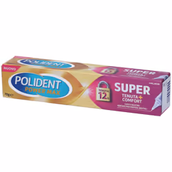 Polident Super Tenuta Comfort Crema per Dentiere Gusto Neutro 70g