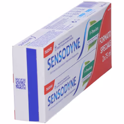 Sensodyne F-Previon Dentifricio per Denti Sensibili Gusto Menta Fresca 2 Pezzi da 75 ml - Vista aggiuntiva 4