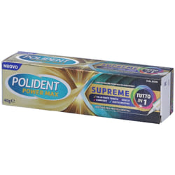 Polident Power Max Supreme Crema Adesiva per Dentiera 40gr