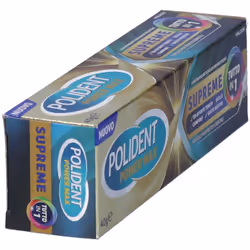 Polident Power Max Supreme Crema Adesiva per Dentiera 40gr