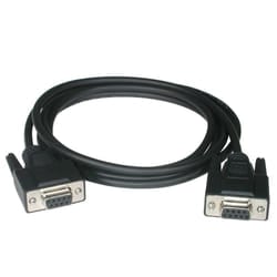 C2G 81418 cavo seriale Nero 2 m DB9