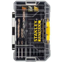 Stanley - STA88561-XJ Punte Trapano Precisione Metallo 2-8mm Cassetta 14 Pezzi