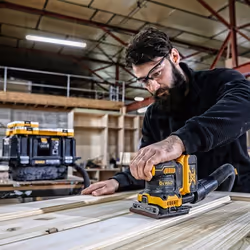 DeWALT DCW200NT-XJ levigatrice portatile Levigatrice a fogli 13500 OPM Nero, Giallo - Vista aggiuntiva 8