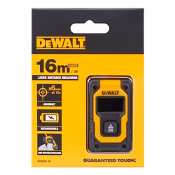 DeWALT DW055PL-XJ misuratore di distanza Distanziometro laser Nero, Giallo 16 m - Vista aggiuntiva 5
