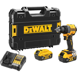 Dewalt - Trapano avvitatore a batteria DCD794P2T, 18 v, 2x 5,0 Ah e caricabatterie in tstak