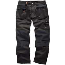 Pantaloni da lavoro resistenti e leggeri con vestibilità normale per un look classico. Tessuto poliestere ad alta durabilità  ...