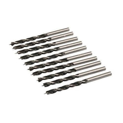 Punte con punta di centraggio e doppio taglio 5 mm 10pz - Silverline
