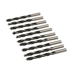 Punte con punta di centraggio e doppio taglio 8 mm 10pz - Silverline