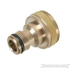 Silverline - Connettori per rubinetti in ottone 3/4' bsp