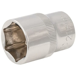 Silverline - Inserto metrico esagonale per chiave a bussola 1/2'' 21 mm