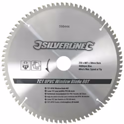 Per alluminio, leghe leggere e uPVC. Denti rivestiti al carburo di tungsteno. Inclinazione negativa 5°. Foro da 30 mm con ane ...