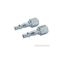 Silverline - Filettatura accoppiatore femmina a baionetta per condotti d'aria 2 p.zi