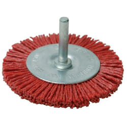 Silverline - Spazzola a ruota con filamenti in nylon 75 mm, grossa