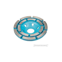 Silverline - Mola diamantata di smerigliatura 100 x 22,23 mm, doppia fila