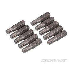 Punte Cr-V Torx 10 pz T30 - Silverline