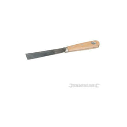Spatola per edilizia in acciaio 25 mm manico in legno Prezzo - Silverline