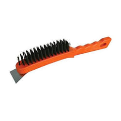 Silverline - Spazzola Mettalica a Manico di Plastica 5 row/scraper