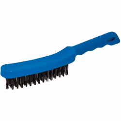Spazzola in filo di ferro a sollecitazione severa con manico in plastica resistente. Lunghezza setole: 25 mm. Lunghezza 280 m ...