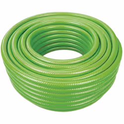 Tubo da giardino robusto e resistente alle piegature in poliestere rinforzato con fibra in PVC a 3 strati per ulteriore tenut ...