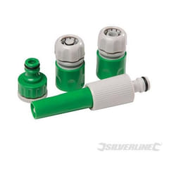 Set di 5 Connettori Tubi 4pce - Silverline