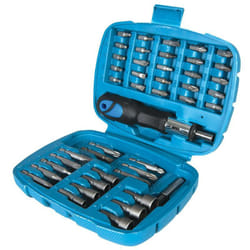 Silverline - Set di cacciavite a cricchetto e punte 45 p.zi 45 p.zi