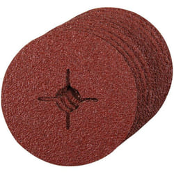 Silverline - Dischi in fibra 115 x 22,23 mm 10 p.zi Grana 24 - 115 mm