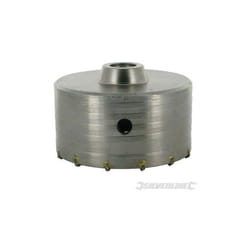 Silverline - Fresa carotatrice a tazza per muri in tct e acciaio robusto 595769-150 mm